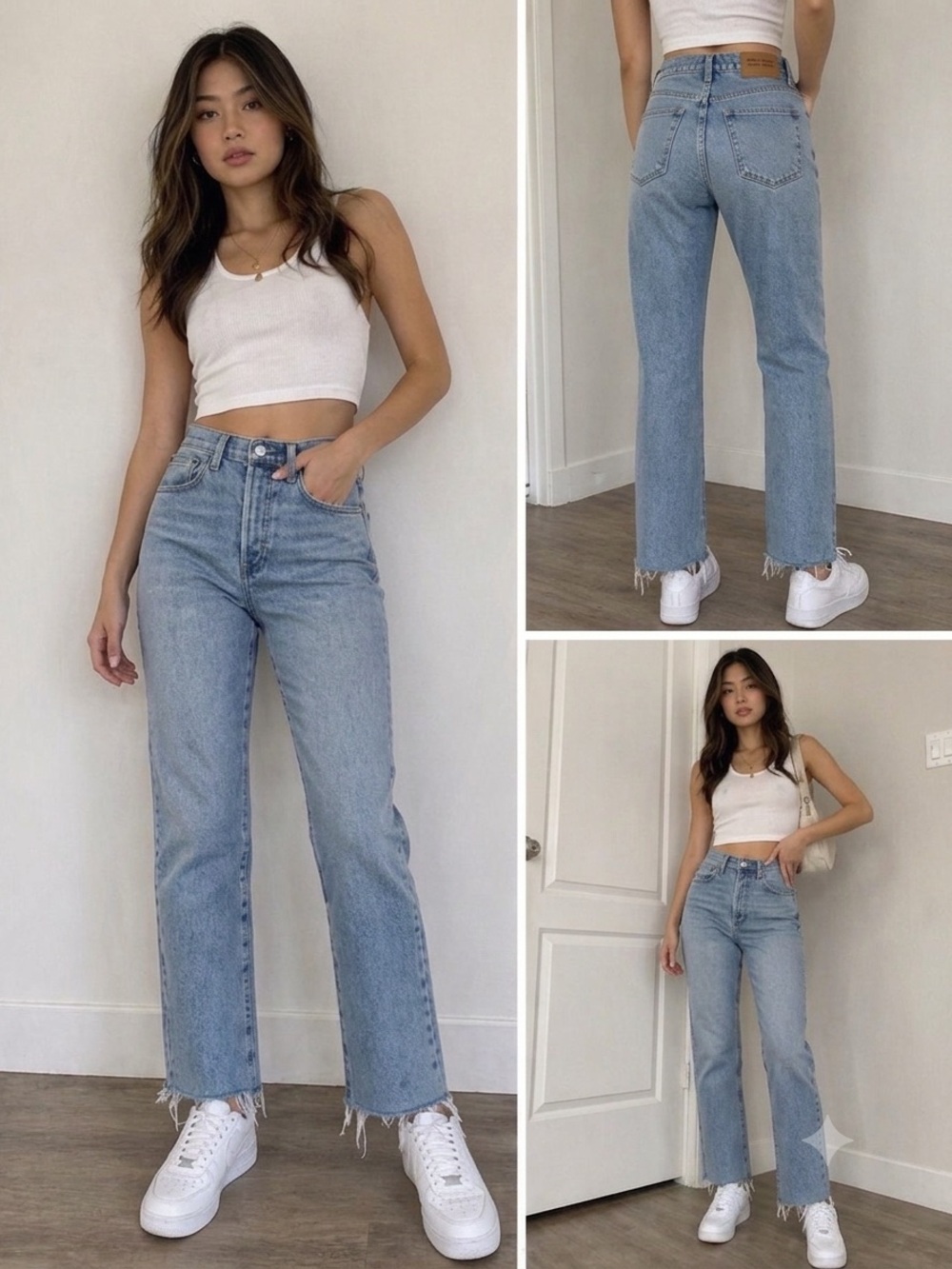 Denim Forum The Arlo High Rise Straight Size 27